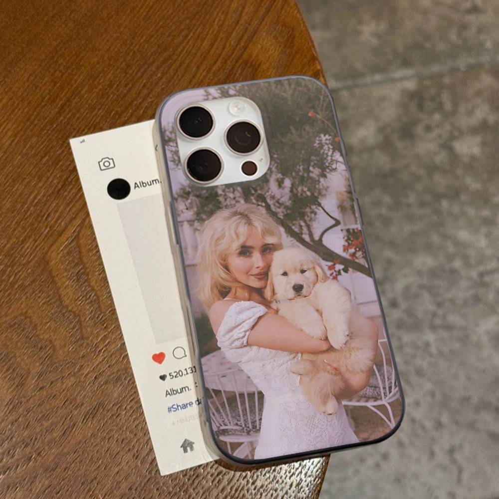 Pop Singer Sabrina Carpenter Phone Case For IPhone 17 16 15 14 Plus 11 12 13 Pro Max Shockproof Protection Soft Back Cover