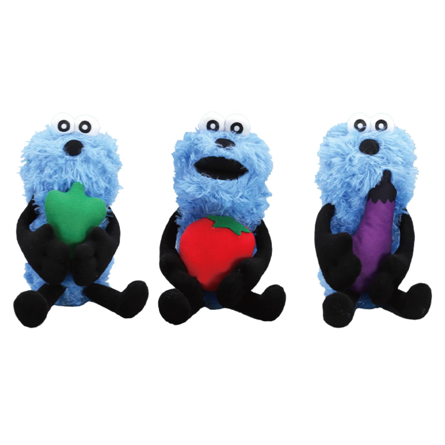 

Puppet Sunsun vegetable stuffed toys, set of 3, approx. 19cm