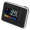 Wther Station Clock Temperature Humidity LCD Color Display LED Backlight Snooze Function Projection Alarm Clock