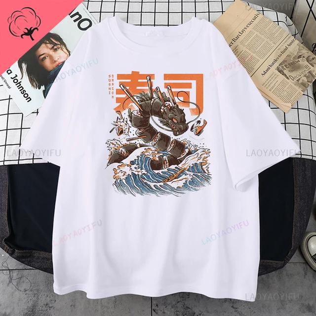 Vtipné Catzilla Japonsko Kočka Kotě Milovník Pánské Tričko Pánské Ležérní Trička Léto Hombre Nadměrné Tričko Harajuku Tričko Pánské Oblečení