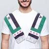 Syrian Arab Republic Scarf Patriotic Banners Event Celebration Neckerchief Cultural Festival Scarf Sports Event Sash