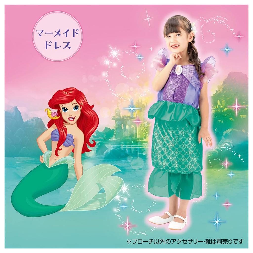 [Takara Tomy] [Official Domestic Product] Disney Princess Magical Curly Dress Ariel