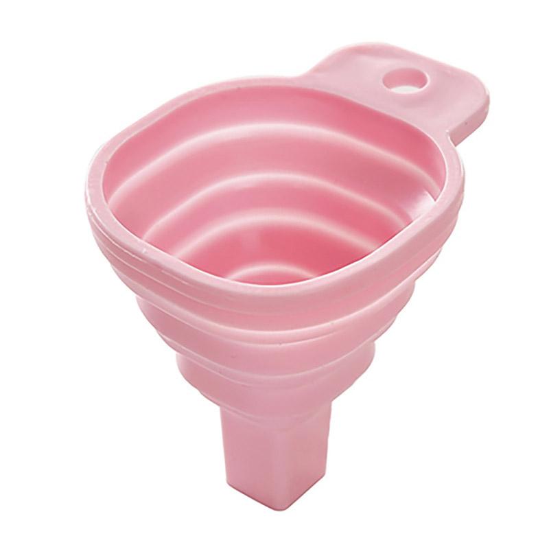 Silicone Folding Funnel Household Liquid Dispensing Portable Funnel Kitchen Tool