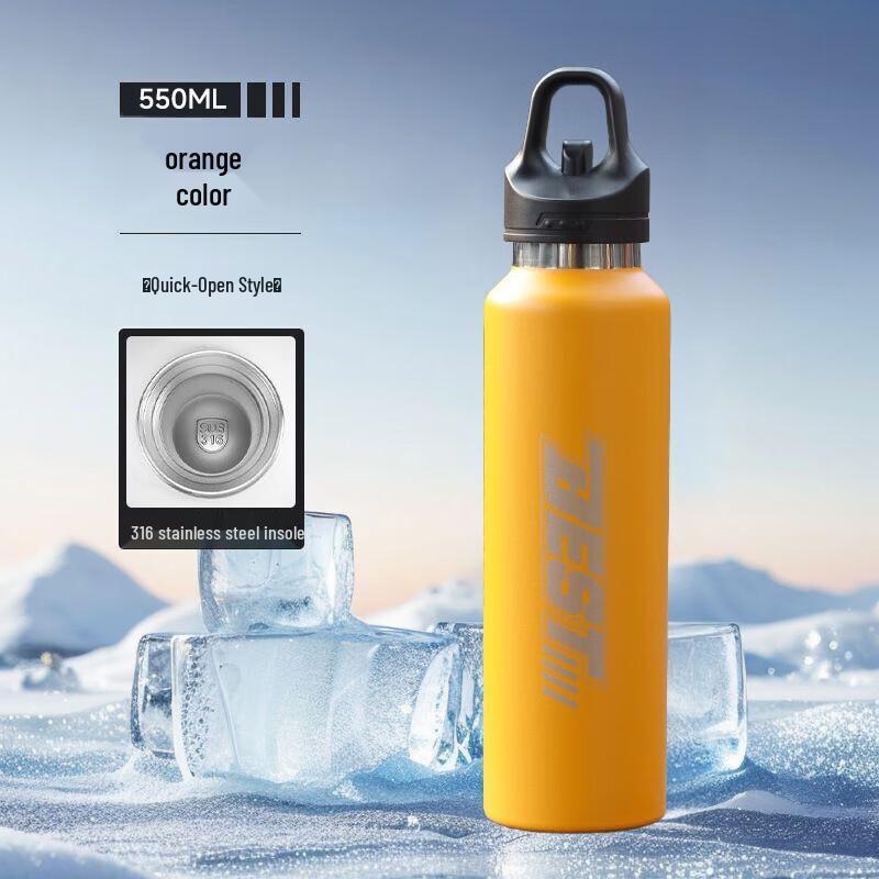 PAKCHOICE 316 Stainless Steel One-Key Open Insulated Sports Water Bottle
