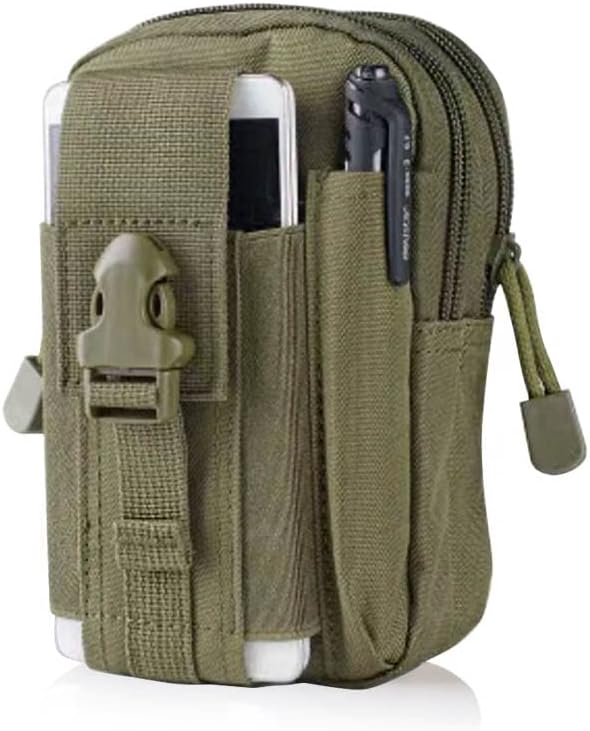 

Тактичний чохол для телефону, Чохол-кобура для мобільного телефону, Багатоцільова поясна сумка, Поясний гаманець з тримачем-кобурою для мобільного телефону для тренувань, походів, кемпінгу, активного відпочинку хакі