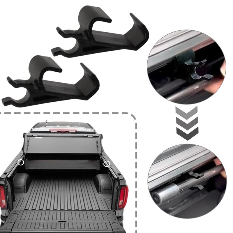 2pcs Tonneau Cover Prop Rod Clips Replacement Truck Bed Cover Clamps for BAKFlip MX4 Undercover Flex 351B0024