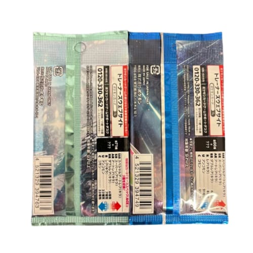 Set of 4 Random Pokemon Japanese Booster Packs.