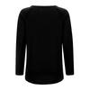 T-shirt da Donna a Maniche Lunghe Scollo a V Stampa Pasquale Top Casual Comodo