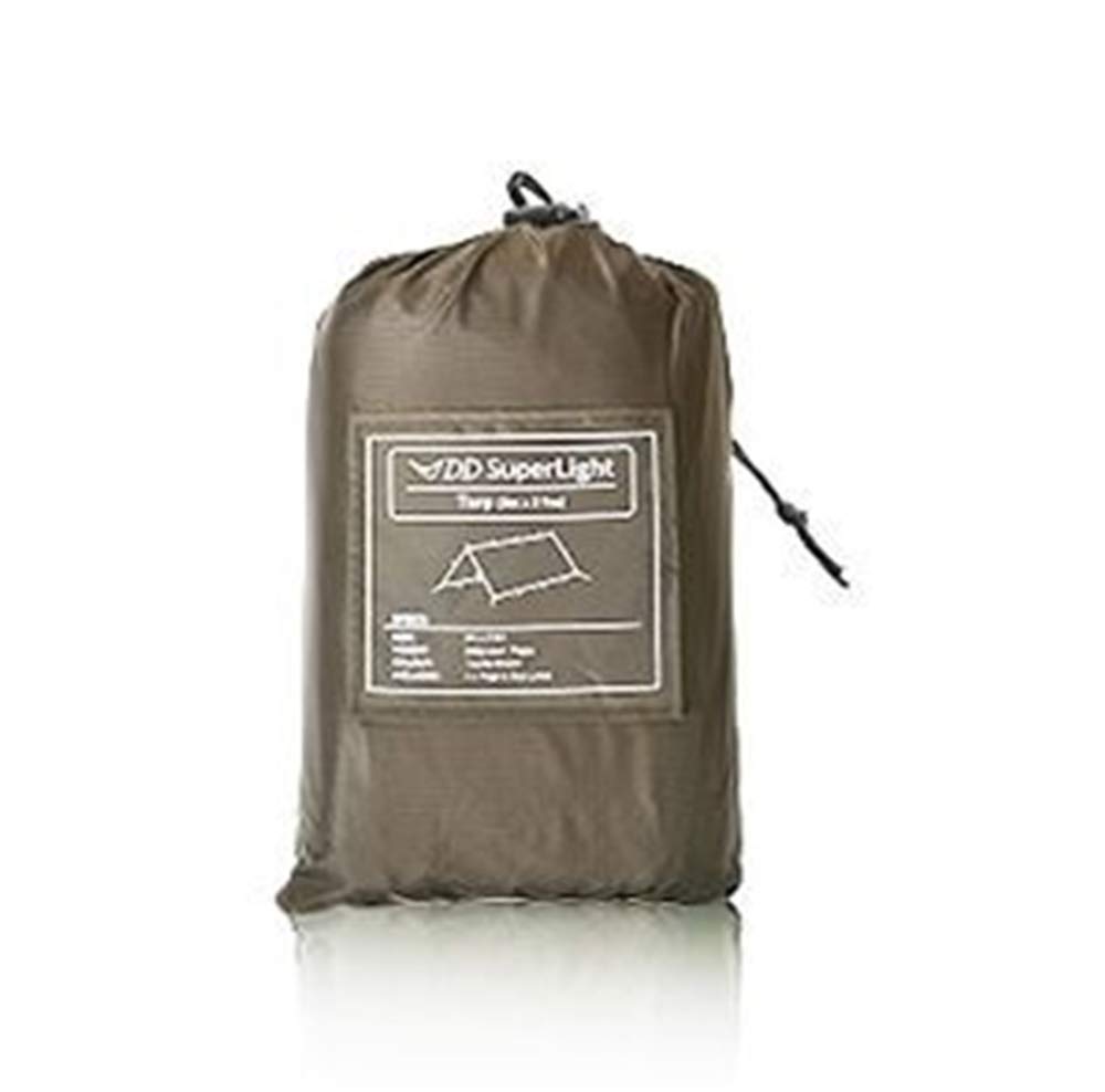 

DD SuperLight Tarp Super Light Tarp Lightweight and Compact Perfect for Hammock Shelter (Coyote Brown) [Item] коричневий