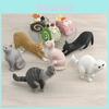 Childrens Pvc Cat Model Toy With Lazy Stretch Pose For Home Decor And Collectors