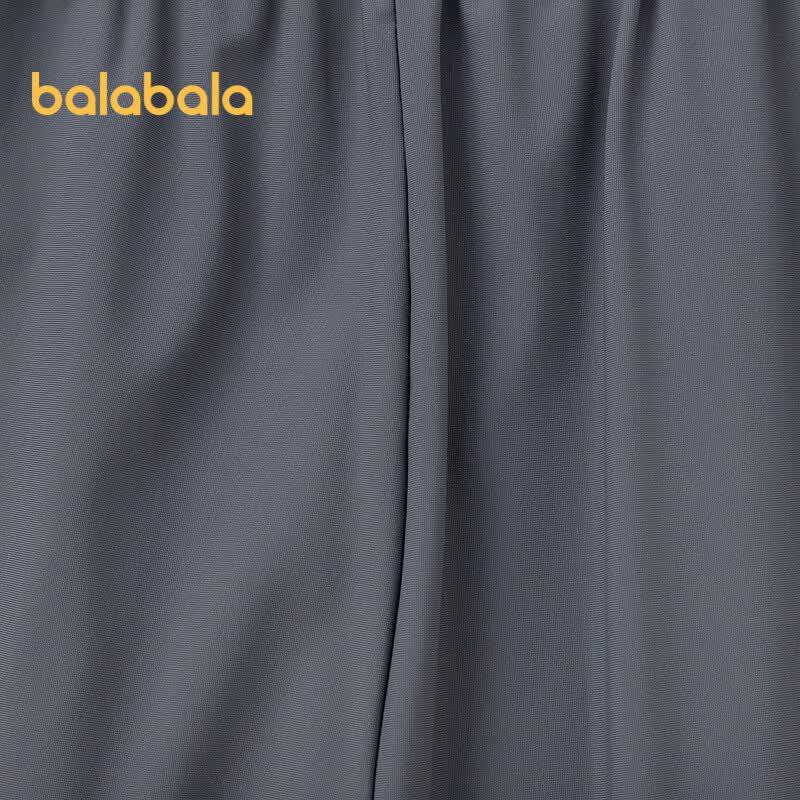 Balabala Boys' Quick-Dry Cooling Short-Sleeved Two-Piece Set