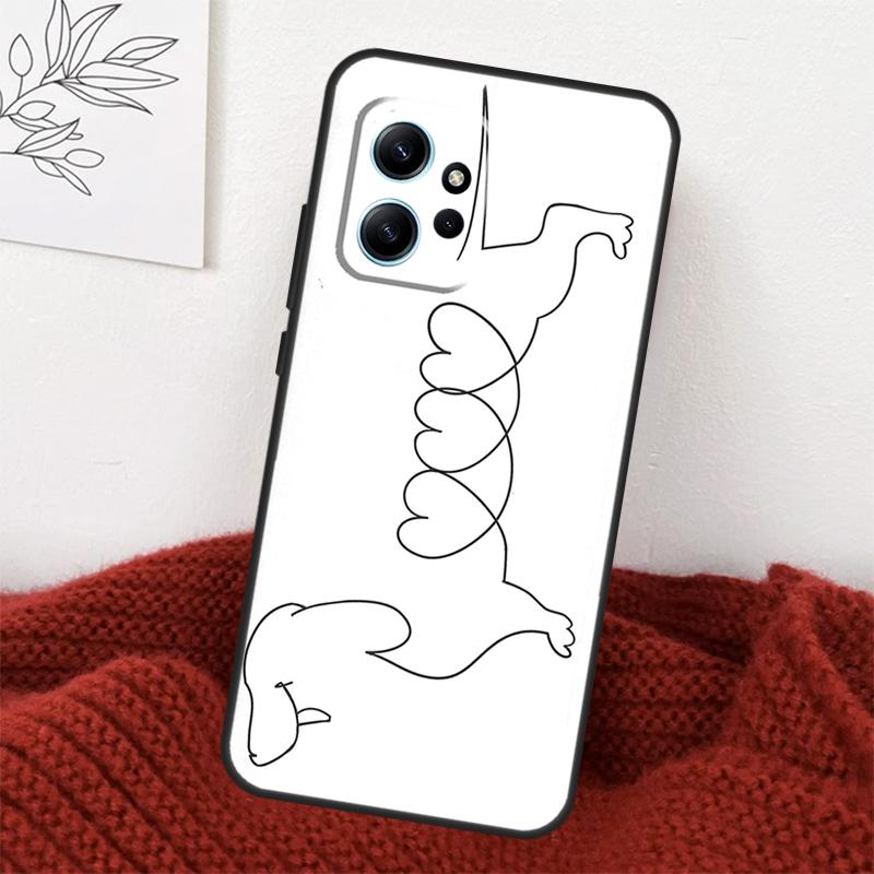 Dachshund Dog Case For Xiaomi Redmi Note 13 9 10 11 12 14 15 Pro Plus Cover For Redmi 15 C 12C 13C 14C 10C