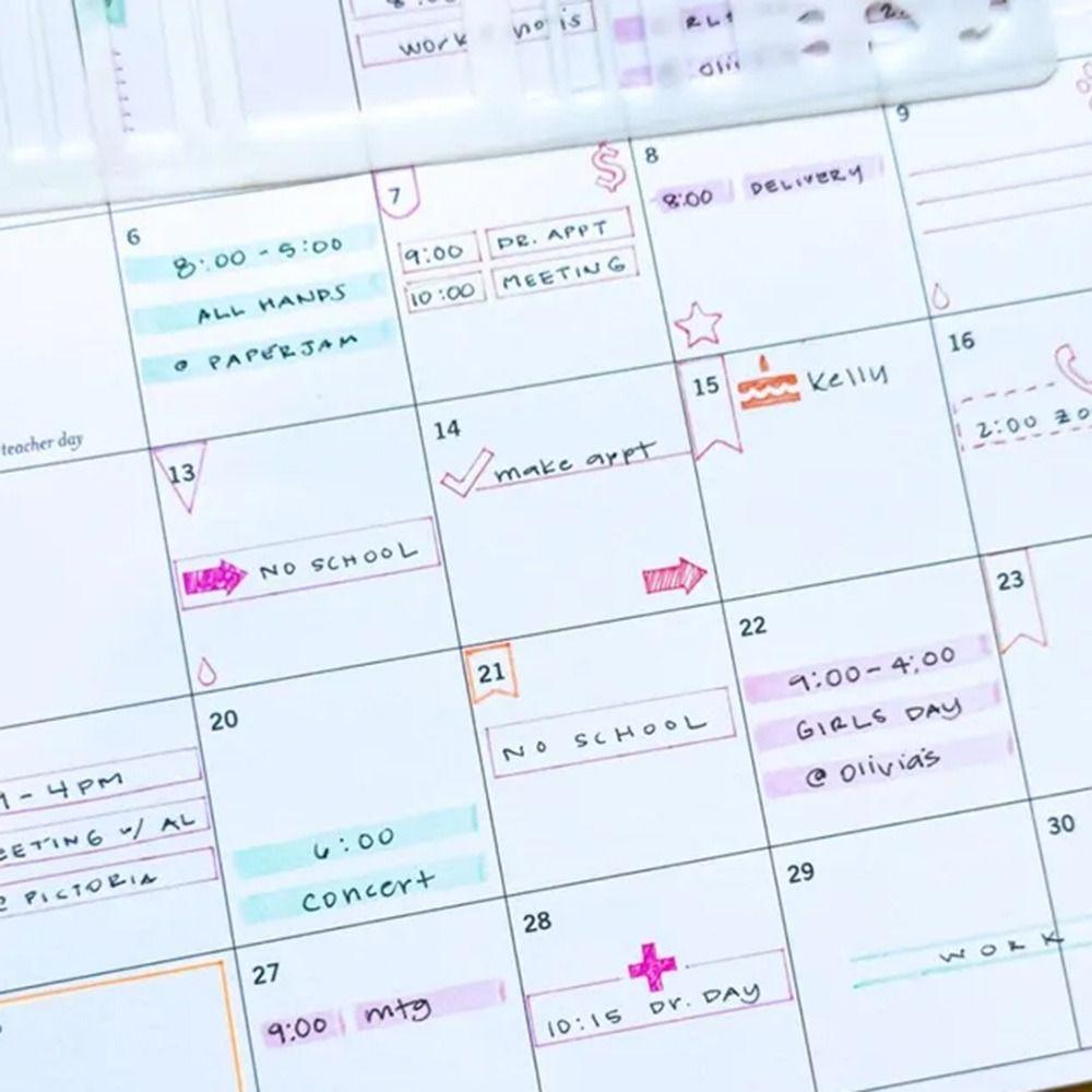 Manual Handmade Flexible Record Template Dot Grid Drawing and List Template  Template Drafting Tool