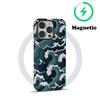 The Big Wave Of Kanagawa Phone Case Magnetic For IPhone 16 15 14 13 12 11 Pro Max X XR XSMax 7 8 Plus Glossy Film Hard PC Cover