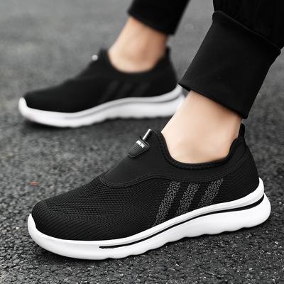 Women's Black Loafers Men Sneakers Driving Shoes Comfort Casual Slip On Plus Size Walking Moccasins Running Shoes