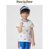 PawinPaw Cartoon Bear Boys' Round Neck T-Shirt