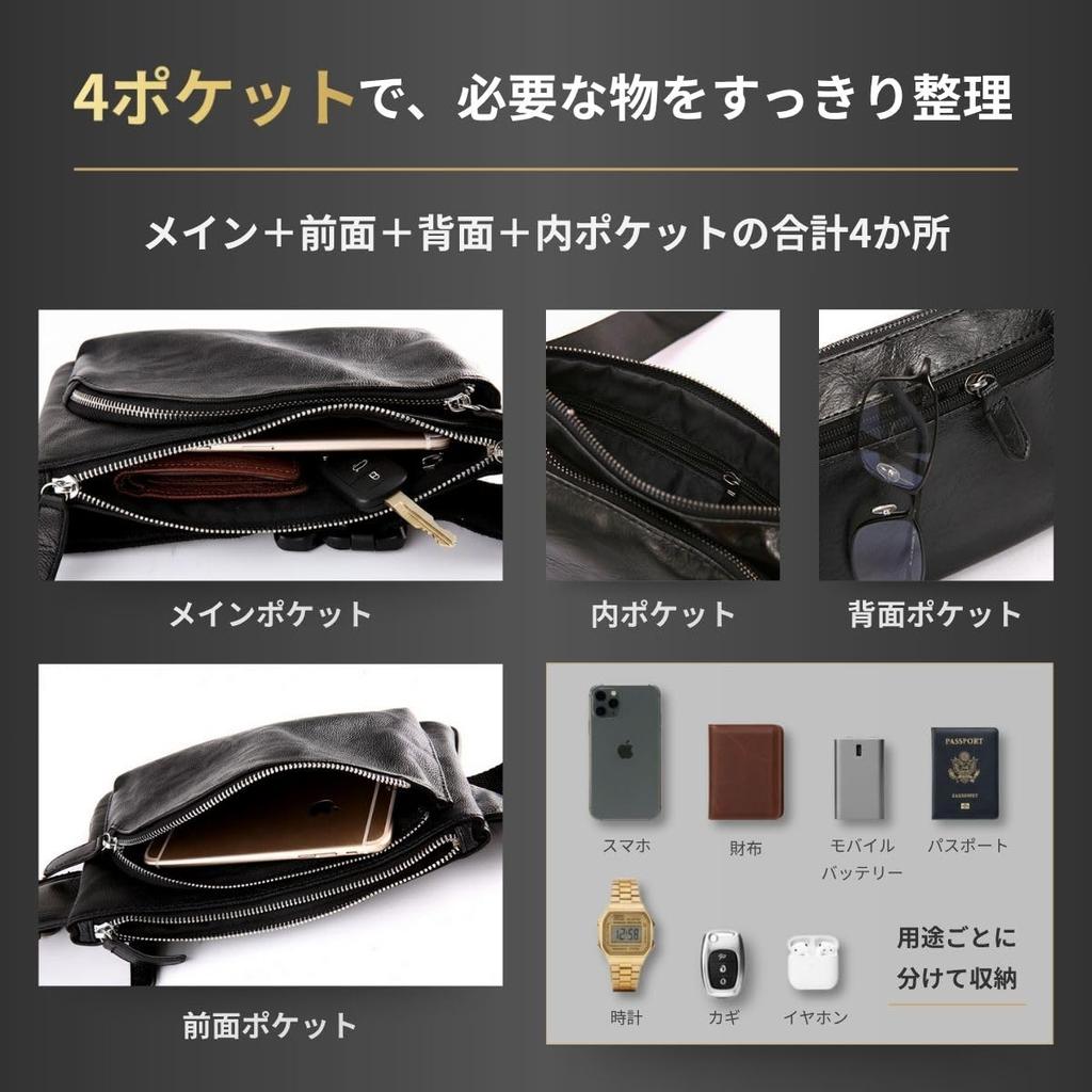 STYLIVA Square Body Slim Shoulder PU Waist Gray Bag, Bag, Leather, 3-Way, Crossbody, Pouch, One-Shoulder, Compact, Hands-Free, Stylish, Black, Brown,