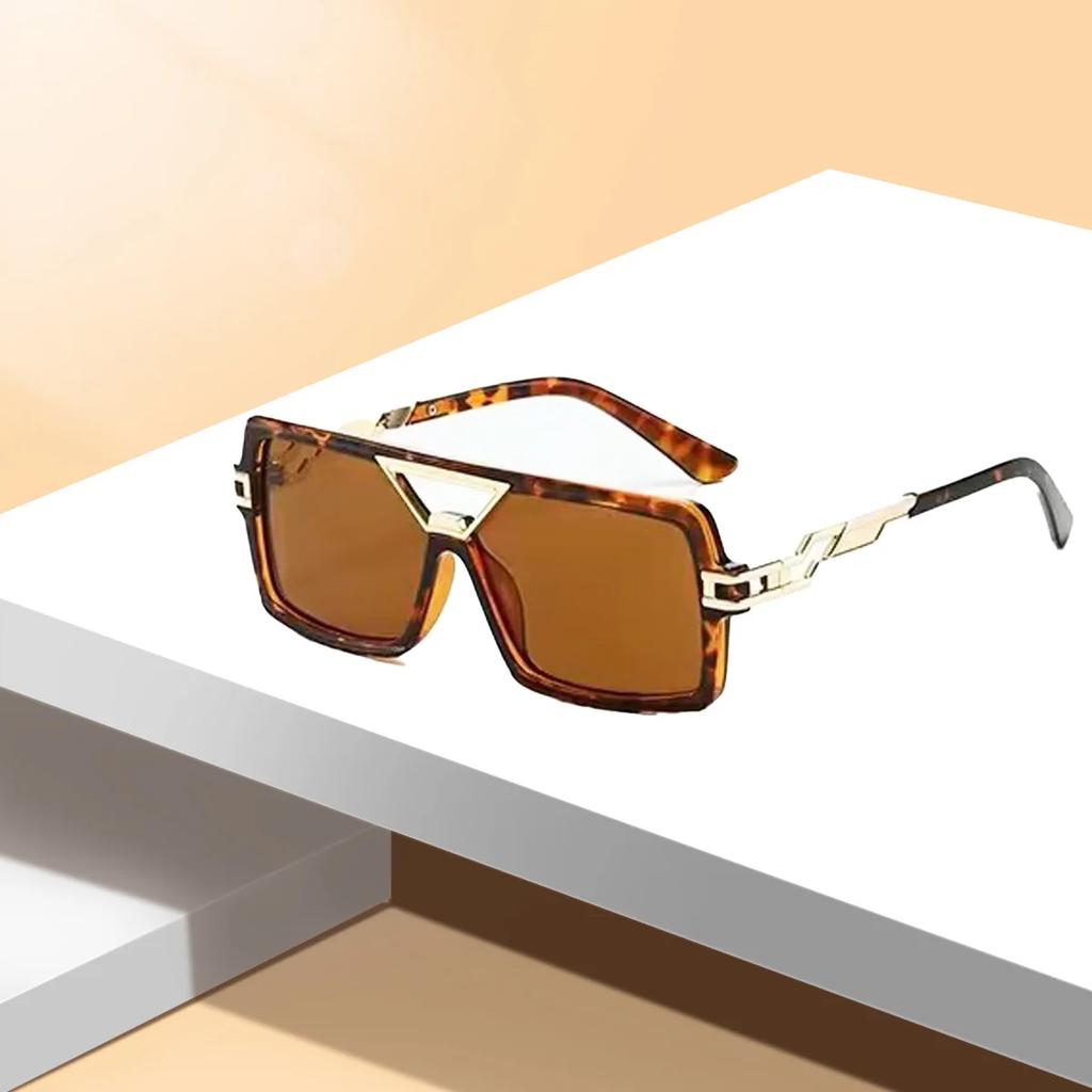 Vintage Black Square Sun Glasses Woman Luxury  Small Rectangle Vintage Sun Glasses Sun Glasses Female Gradient Clear Mirror