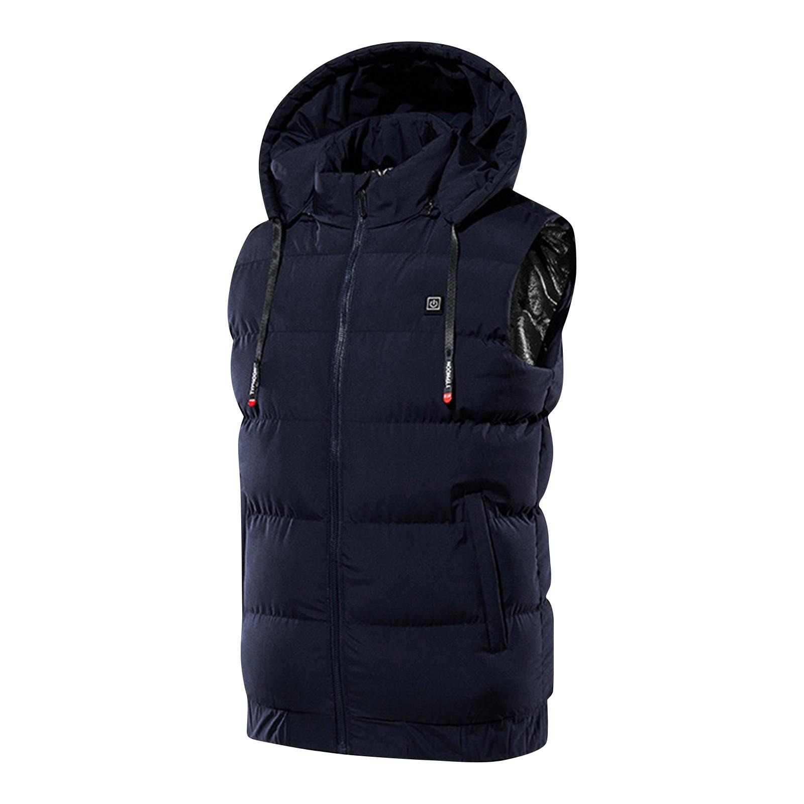 

Европейский и американский USB-зарядка с подогревом, умный жилет, пальто, теплый топ XXXXXXL