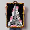 Eiffel Tower Paris Art Printed Poster Customized Wall Art Retro Vintage Metal Tin Signs for Room Decoration Desk Decor Wand Deko