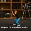 1:64 Scale Photographer Figure with Camera Hand Painted