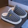 Children's Cotton Slippers for Winter Indoor Use, Boys' Furry Slippers with Covered Heels, Girls' Baby Anti-slip Slippers for Home Use for Toddlers