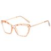 Retro Anti Blue Women Clear Eyeglasses Cat Eye Glasses Frame Women Men Alloy Resting Lense Optical Spectacle Eyeglass