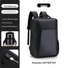 Wasserdichter Business-Rucksack für Herren mit Schloss - Hartschale, Doppelschulter, Lässige Computer- und Schultasche