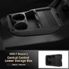 For Geely Atlas 2024 2025 Storage Box Center Armrest Hidden Box Cup Holder Organizer Interior Accessories