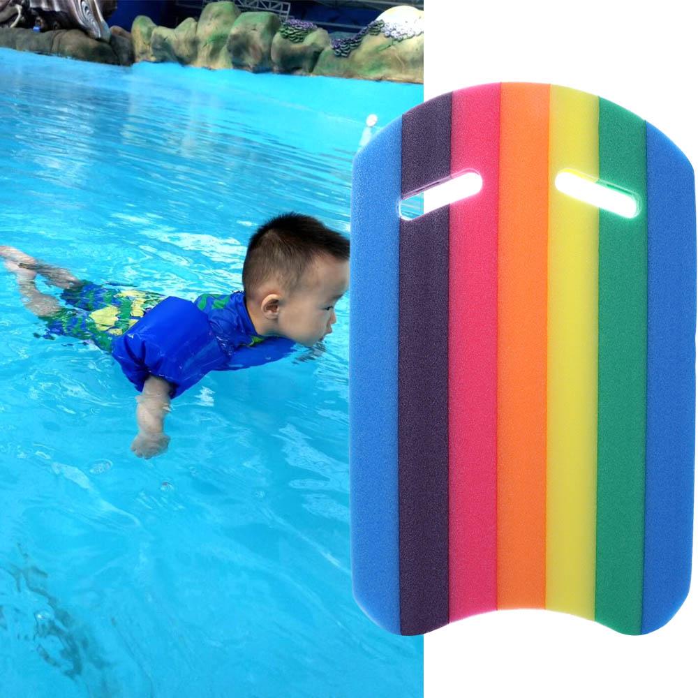 Foam Board Kids Adults Float Kick Board Swimming Kickboard Float Hand Board Rainbow Float Board