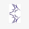 Cyberpunk Purple Electric Facial Tattoo Sticker, Waterproof And Long-Lasting, Women'S Cosplay Advanced Sense Simulation Tattoo