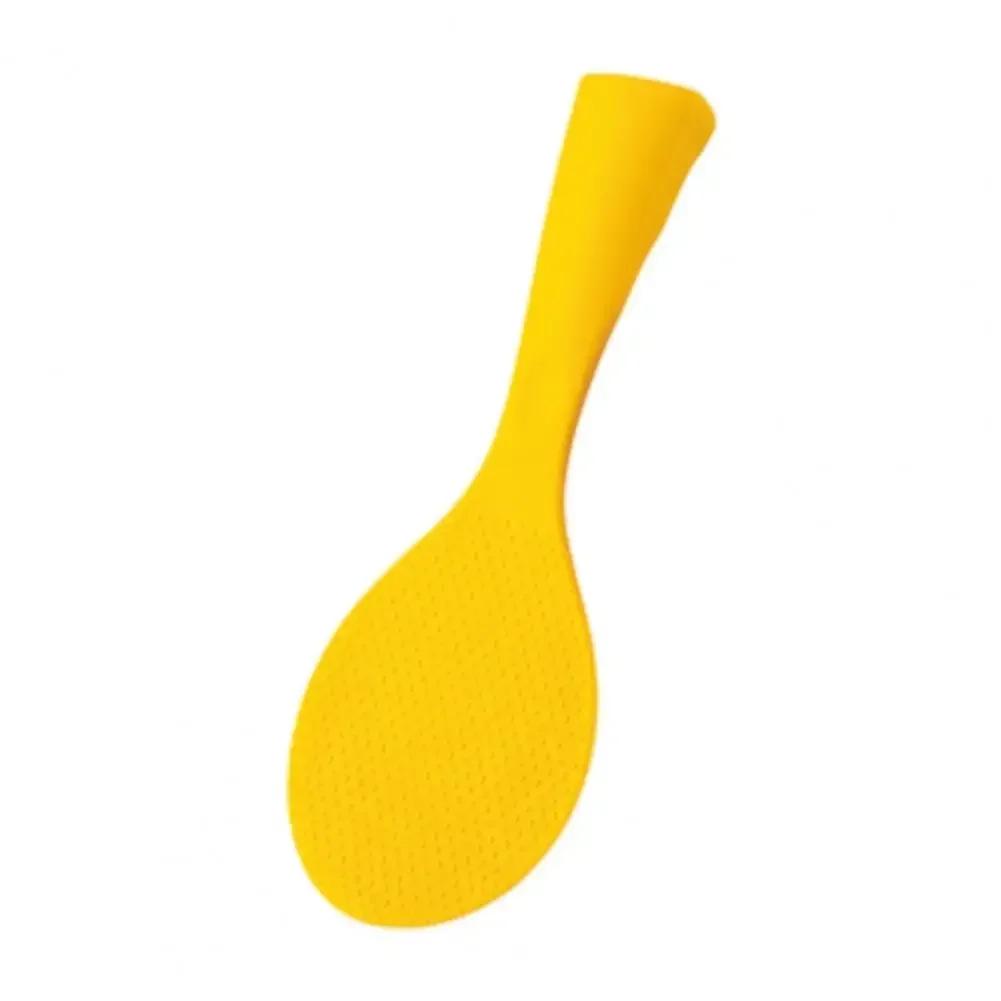 Rice Spoon Food Grade Heat-resistant Paddle Silicone Standing Type Rice Spatula Food Serving Rice Shovel Kitchen Gadget