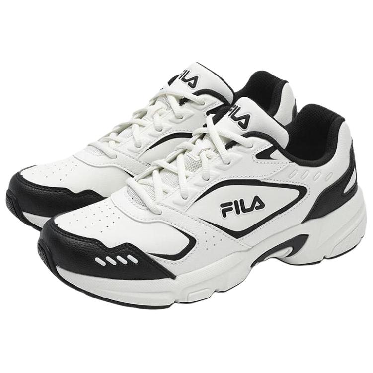 FILA Decimus Comfortable Durable Low-Top Casual Shoes Women sneaker White Black F12W512148F-SB