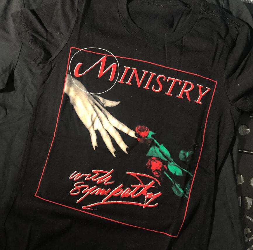 

Ministry With Sympathy Synthpop Short Sleeve Cotton Black All Size Shirt KC915 Unisex T-Shirt XXL