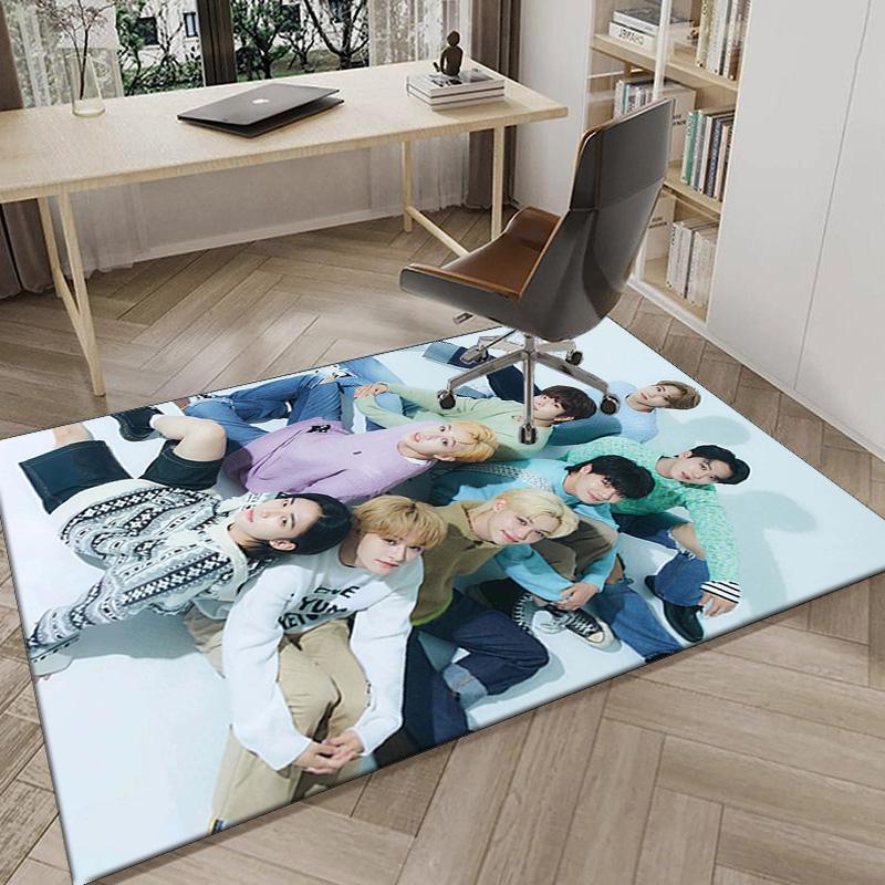 Kpop Stray Carpet, Chair Rug,Rug for Office Bedroom living rooms, Doormat decor Fan Gift Christmas Gift