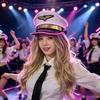 Boost Party Vibe LED Light Up Pilot Hat Breathable Luminous Air Force Hat  Gift for Party Lovers