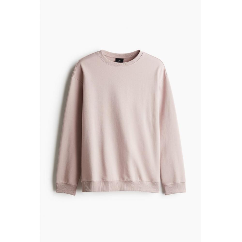 H M Loose Fit sweatsHirt Pink