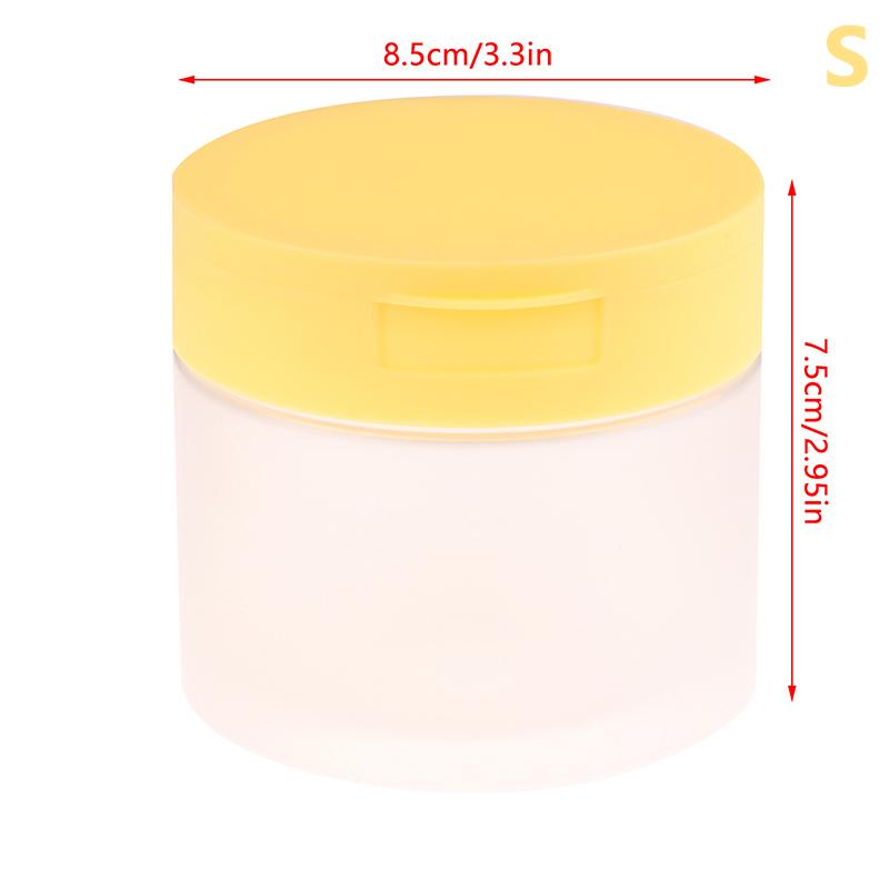 250/300/350 Ml Makeup Remover Cotton Cream Jar Lid Body Lotion Scrub Jar Cosmetic Container Travel Portable Bottle With Tweezers