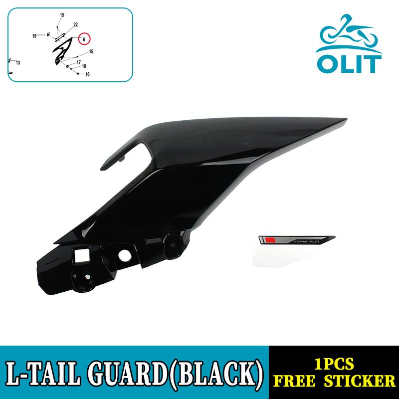 For CFMOTO 250SR-FUN Tail Guard Rear Tail Cover CF250 SR250 250SR CF250-6 Rear Guard Trim plate Motorcycle Original Parts