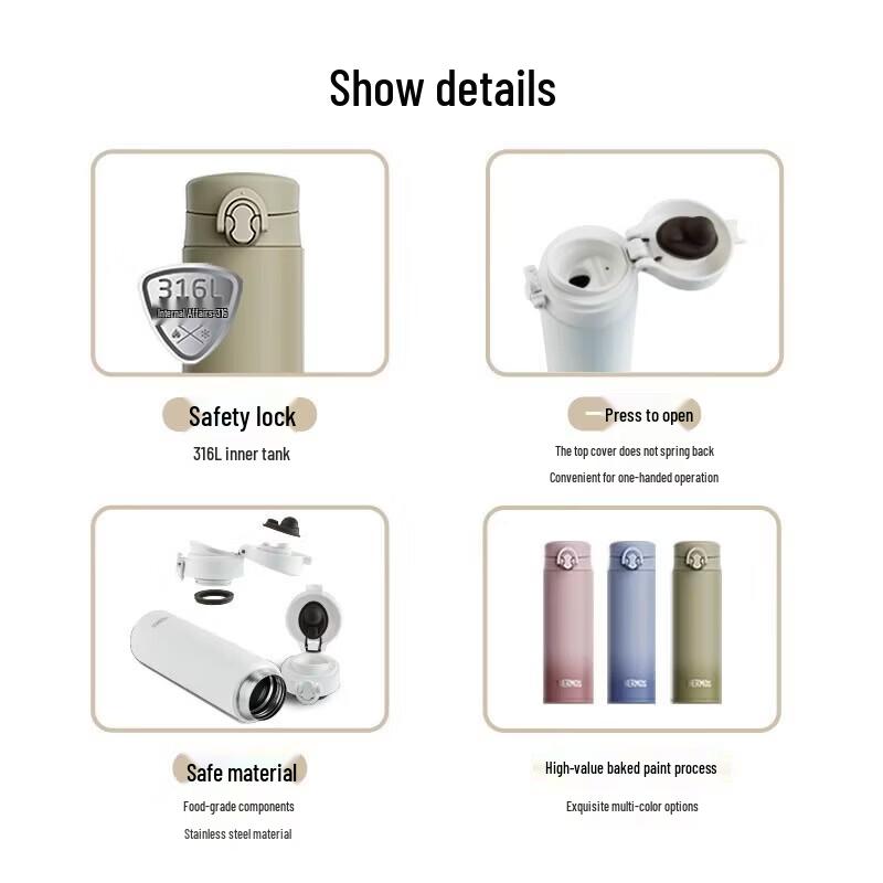 Thermos 500ml Stainless Steel Insulated Desk Mug