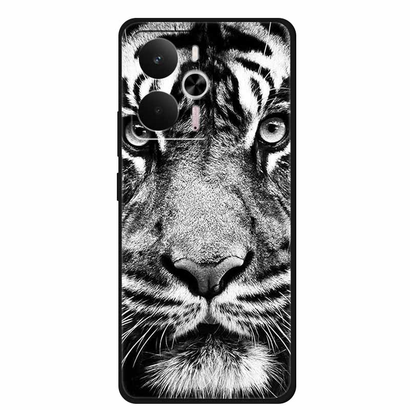 For Realme 14 Case Realme14 5G RMX5070 Phone Shell Soft Silicone Back Cover For Realme 14 Global Black TPU Funda Cute Capa Coque