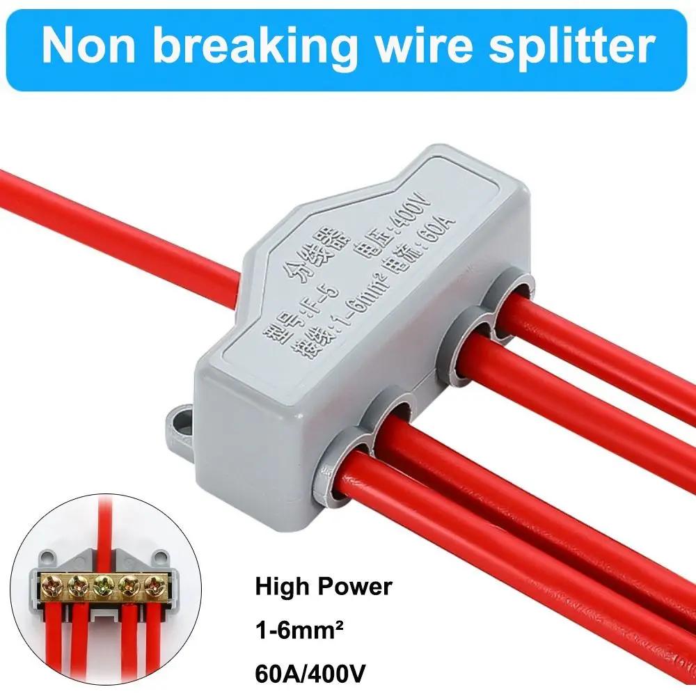 Docking High Power High Power Splitter Conductor Brass Quick Terminal Block Terminal Blocks Electrical