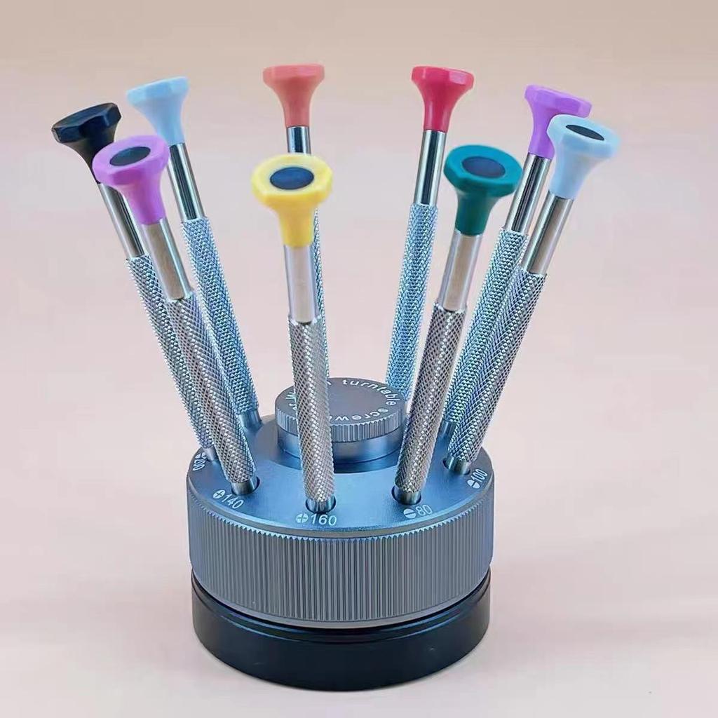 Mini Precision Screwdriver Set for Watch, Clock, Eyeglass Repair - Flathead & Phillips