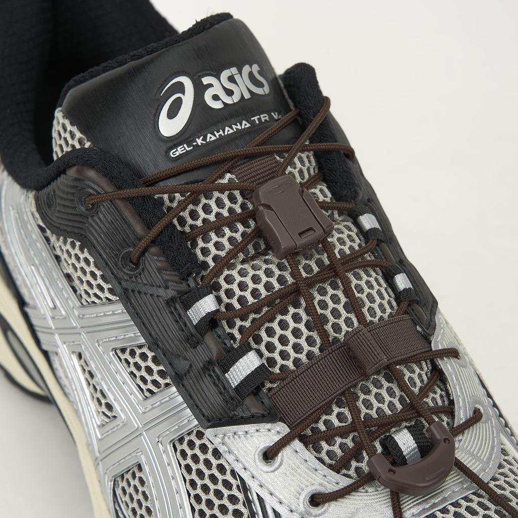 Asics Gel Kahana TR V4 Silber Schwarz Braun Unisex Sneakers 1203A716-020
