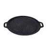 Outdoor Camping Grill Pan Korean BBQ Grill Plate Portable Gas Stove Grill Pan Non-Stick Stone Coating 32cm Iron Plate For Home Use