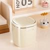 1pc Mini Desktop Bin Small Trash Can Tube With Cover Bedroom Trash Can Garbage Can Clean Storage Box For Home Office Living Room