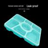 Disposable 6+1 Compartment Meal Box with Anti-Theft Buckle
