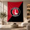 Dekorativer Wandteppich, Charlton Athletic FC Aufdruck Wandkunst, Leichte Wanddekoration Für Schlafzimmer Hintergrund