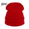 Gorro de punto de color liso de moda para invierno, unisex, gorro tipo calavera holgado clásico, gorro de invierno cálido, gorro informal para hombres y mujeres, suave