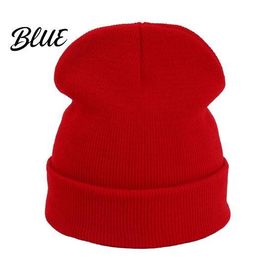 Gorro de punto de color liso de moda para invierno, unisex, gorro tipo calavera holgado clásico, gorro de invierno cálido, gorro informal para hombres y mujeres, suave